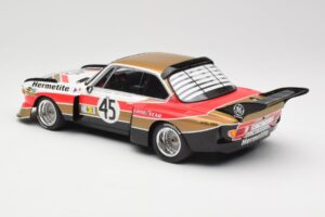 BMW 3.5 CSL E9 #45 Hermetite T. Walkinshaw / J. Fitzpatrick 24 Hours of Le Mans 1976 Minichamps 1:18 155762645 Kovina – slika 5 od 6