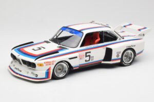 BMW 3.5 CSL E9 #5 K. Miller / D. Cowart 6 Hours of Watkins Glen 1979 Minichamps 1:18 155792605 Kovina
