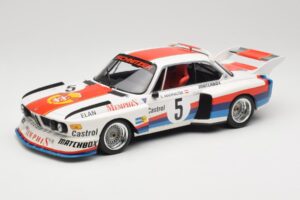 BMW 3.5 CSL E9 #5 S. Manhalter Winner Havirov International 1977 Minichamps 1:18 155772605 Kovina