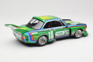 BMW 3.5 CSL E9 Schnitzer #10 D. Quester / R. Peterson 6 Hours Watkins Glen 1976 Minichamps 1:18 155762610 Kovina – slika 2 od 6