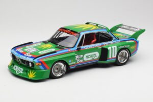 BMW 3.5 CSL E9 Schnitzer #10 D. Quester / R. Peterson 6 Hours Watkins Glen 1976 Minichamps 1:18 155762610 Kovina