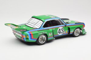 BMW 3.5 CSL E9 Schnitzer #43 D. Quester / A. Krebs 24 Hours of Le Mans 1976 Minichamps 1:18 155762643 Kovina – slika 2 od 6
