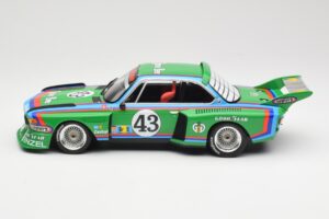 BMW 3.5 CSL E9 Schnitzer #43 D. Quester / A. Krebs 24 Hours of Le Mans 1976 Minichamps 1:18 155762643 Kovina – slika 3 od 6