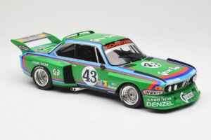 BMW 3.5 CSL E9 Schnitzer #43 D. Quester / A. Krebs 24 Hours of Le Mans 1976 Minichamps 1:18 155762643 Kovina – slika 4 od 6