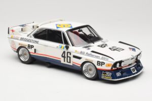 BMW 3.5 CSL E9 #46 Team Brock P. Brock / F. Muir / J. Aubriet 24 Hours of Le Mans 1976 Minichamps 1:18 153762646 Kovina – slika 4 od 6