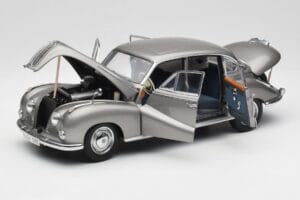 BMW 502 2.6 Luxus Silver Beige Metallic AUTOart 1:18 70591 Kovina – slika 2 od 8