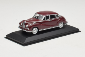 BMW 502 V8 Temno Rdeč Minichamps 1:43 430022402 Kovina – slika 2 od 4
