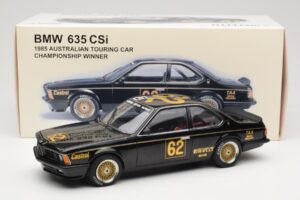 BMW 635 CSi E24 #62 J. Richards JPS Team BMW ATCC Winner 1985 AUTOart 1:18 88548 Kovina – slika 8 od 8