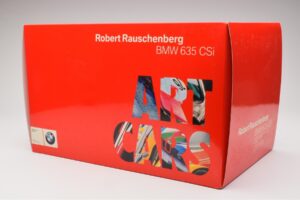 BMW 635 CSi E24 Art Car Robert Rauschenberg AUTOart 1:18 80430150924 Kovina – slika 7 od 8