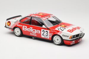 BMW 635 CSi E24 Belga Juma Racing M. Winkelhock / T. Regout 24 Hours of Spa 1985 Minichamps 1:18 155852523 Kovina – slika 4 od 6