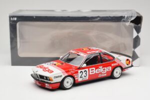 BMW 635 CSi E24 Belga Juma Racing M. Winkelhock / T. Regout 24 Hours of Spa 1985 Minichamps 1:18 155852523 Kovina – slika 6 od 6