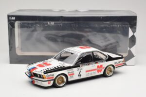 BMW 635 CSi E24 BMW Italia #4 R. Ravaglia / G. Berger 24 Hours of Spa 1984 Minichamps 1:18 155842504 Kovina – slika 6 od 6