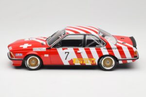 BMW 635 CSi E24 #7 BMW Italia G. Brancatelli / H. Kelleners Brno Grand Prix 1984 Minichamps 1:18 155842507 Kovina – slika 3 od 6