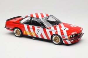 BMW 635 CSi E24 #7 BMW Italia G. Brancatelli / H. Kelleners Brno Grand Prix 1984 Minichamps 1:18 155842507 Kovina – slika 4 od 6