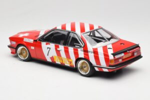 BMW 635 CSi E24 #7 BMW Italia G. Brancatelli / H. Kelleners Brno Grand Prix 1984 Minichamps 1:18 155842507 Kovina – slika 5 od 6