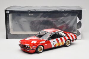 BMW 635 CSi E24 #7 BMW Italia G. Brancatelli / H. Kelleners Brno Grand Prix 1984 Minichamps 1:18 155842507 Kovina – slika 6 od 6