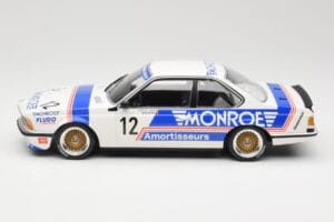 BMW 635 CSi E24 #12 C. Ballot-Léna / Deyne 500km Monza 1985 Minichamps 1:18 155852512 Kovina – slika 3 od 6