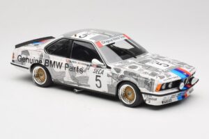BMW 635 CSi E24 #5 R. Ravaglia Winner Spa 24 Hours 1985 Minichamps 1:18 155852505 Kovina – slika 4 od 6