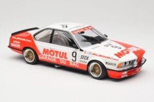 BMW 635 CSi E24 #9 Hollinger / P. Giroix Garage du Bac 24 Hours of Spa 1984 Minichamps 1:18 155842509 Kovina – slika 4 od 6