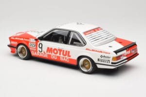 BMW 635 CSi E24 #9 Hollinger / P. Giroix Garage du Bac 24 Hours of Spa 1984 Minichamps 1:18 155842509 Kovina – slika 5 od 6