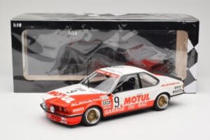 BMW 635 CSi E24 #9 Hollinger / P. Giroix Garage du Bac 24 Hours of Spa 1984 Minichamps 1:18 155842509 Kovina – slika 6 od 6