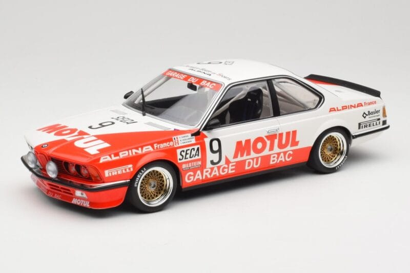 BMW 635 CSi E24 #9 Hollinger / P. Giroix Garage du Bac 24 Hours of Spa 1984 Minichamps 1:18 155842509 Kovina