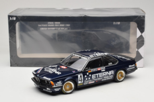 BMW 635 CSi E24 Schnitzer Eterna #4 H. Stuck / W. Brun 3rd Place Brno Grand Prix ETCC 1983 Minichamps 1:18 155832504 Kovina – slika 6 od 6