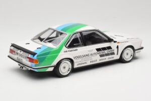 BMW 635 CSi E24 Vogelsang Automobile H. Grohs Winner Bergischer Löwe Zolder 1984 Minichamps 1:18 155842511 Kovina – slika 2 od 6