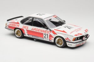 BMW 635CSi E24 Team Brun Motorsport #21 H. Grohs / T. Boutsen Spa 24 Hours 1985 Minichamps 1:18 155852521 Kovina – slika 4 od 6
