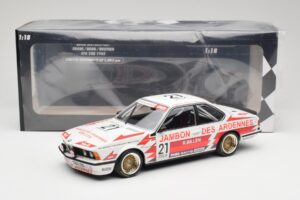 BMW 635CSi E24 Team Brun Motorsport #21 H. Grohs / T. Boutsen Spa 24 Hours 1985 Minichamps 1:18 155852521 Kovina – slika 6 od 6