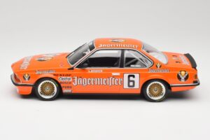 BMW 635CSi E24 Jagermeister #6 H. Stuck Bergischer Lowe Zolder DPM 1984 Minichamps 1:18 155842506 Kovina – slika 3 od 6