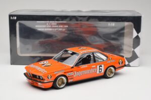 BMW 635CSi E24 Jagermeister #6 H. Stuck Bergischer Lowe Zolder DPM 1984 Minichamps 1:18 155842506 Kovina – slika 6 od 6