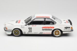 BMW 635CSi E24 Team Schnitzer Eterna #30 S. Bellof / S. Danner ETCC 1984 Minichamps 1:18 155832530 Kovina – slika 3 od 6