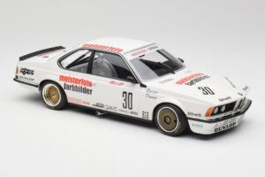 BMW 635CSi E24 Team Schnitzer Eterna #30 S. Bellof / S. Danner ETCC 1984 Minichamps 1:18 155832530 Kovina – slika 4 od 6