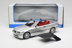 BMW Alpina B3 E36 3.2 Kabriolet Arctic Silver MCG 1:18 MCG18322 Kovina – slika 8 od 8