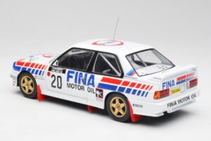 BMW E30 M3 #20 M. Duez / A. Lopes 1000 Lakes Rally 1989 IXO 1:18 18RMC132 Kovina – slika 5 od 6