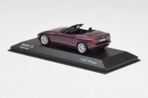 BMW Z1 E30 Vijolična Metalik Minichamps 1:43 400020101 Kovina – slika 3 od 5