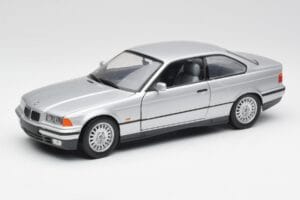 BMW 3 Series E36 Coupe Srebrna UT Models 1:18 180023321 Kovina