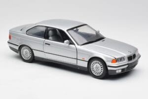 BMW 3 Series E36 Coupe Srebrna UT Models 1:18 180023321 Kovina – slika 6 od 8