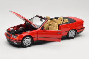 BMW 3 Series E36 Kabriolet Rdeč UT Models 1:18 BMW005 Kovina – slika 2 od 8