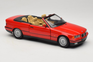 BMW 3 Series E36 Kabriolet Rdeč UT Models 1:18 BMW005 Kovina – slika 6 od 8
