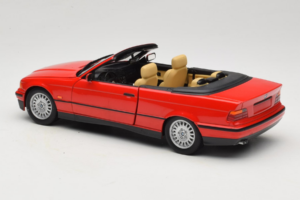 BMW 3 Series E36 Kabriolet Rdeč UT Models 1:18 BMW005 Kovina – slika 7 od 8