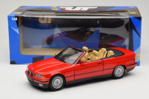 BMW 3 Series E36 Kabriolet Rdeč UT Models 1:18 BMW005 Kovina – slika 8 od 8