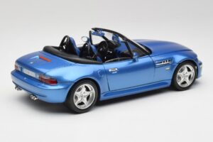 BMW Z3 E36 M Roadster Estoril Blue Bburago 1:18 3349-M1 Kovina – slika 3 od 8
