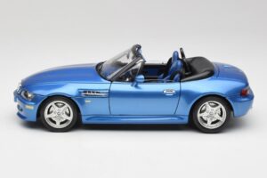 BMW Z3 E36 M Roadster Estoril Blue Bburago 1:18 3349-M1 Kovina – slika 4 od 8