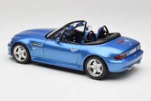 BMW Z3 E36 M Roadster Estoril Blue Bburago 1:18 3349-M1 Kovina – slika 7 od 8