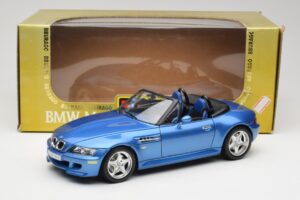 BMW Z3 E36 M Roadster Estoril Blue Bburago 1:18 3349-M1 Kovina – slika 8 od 8