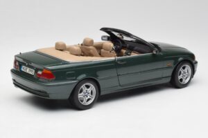 BMW 3 E46 Kabriolet Zelena Kyosho 1:18 80430009757 Kovina – slika 3 od 8
