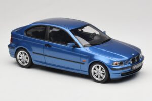 BMW 318ti E46 Compact Estoril Blue Otto 1:18 OT462 Smola – slika 4 od 6