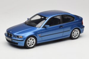 BMW 318ti E46 Compact Estoril Blue Otto 1:18 OT462 Smola